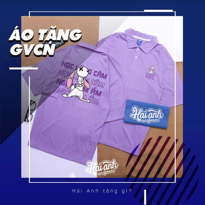 Tặng áo GVCN khi mua áo đồng phục lớp màu vàng