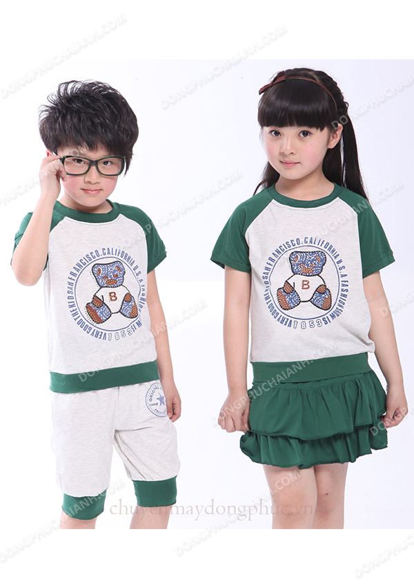 Đồng phục mầm non Hoa Hồng