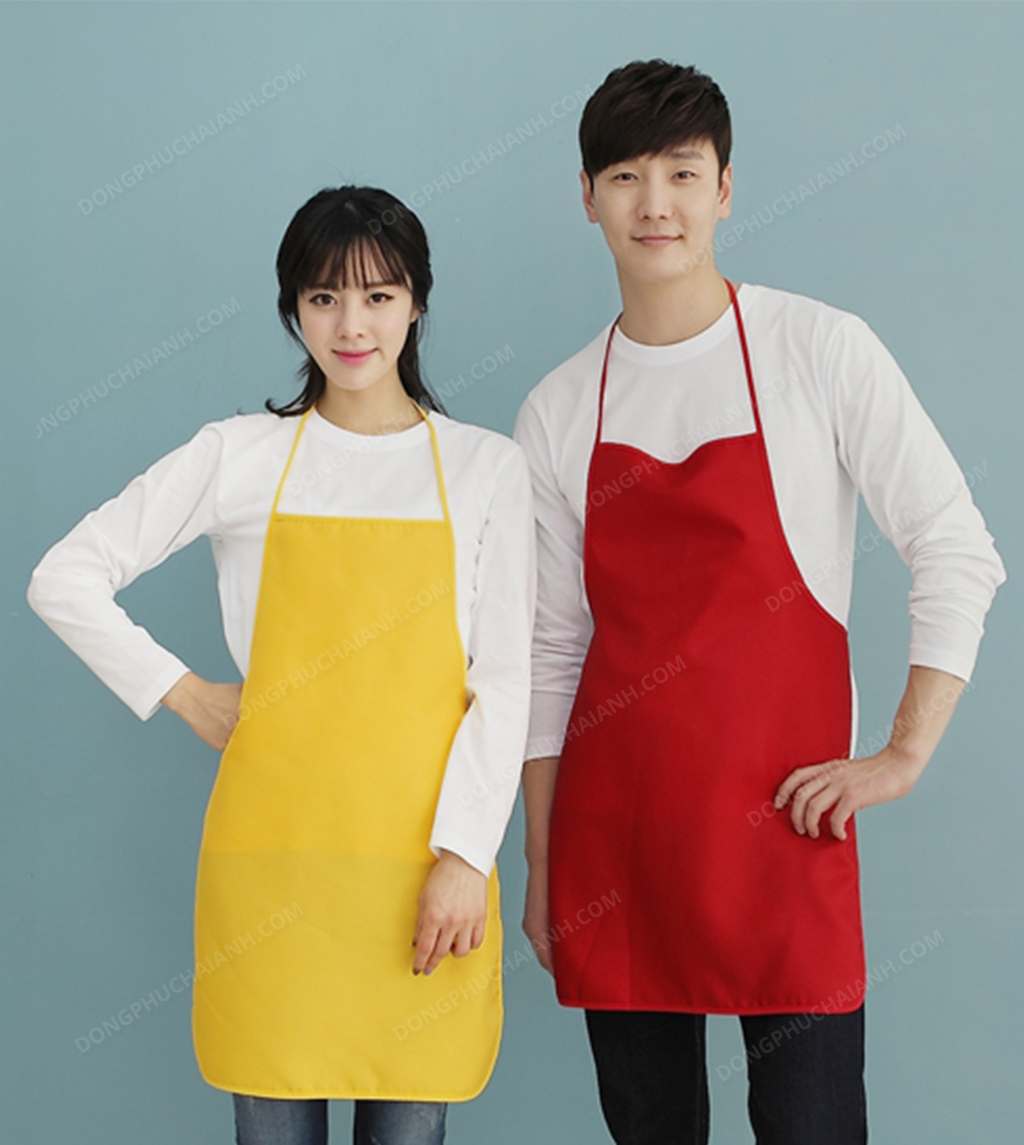 Đồng phục nhân viên áo phông – tạp dề 19