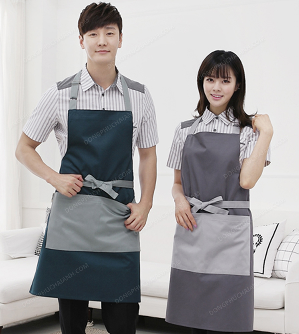 Đồng phục nhân viên áo phông – tạp dề 21