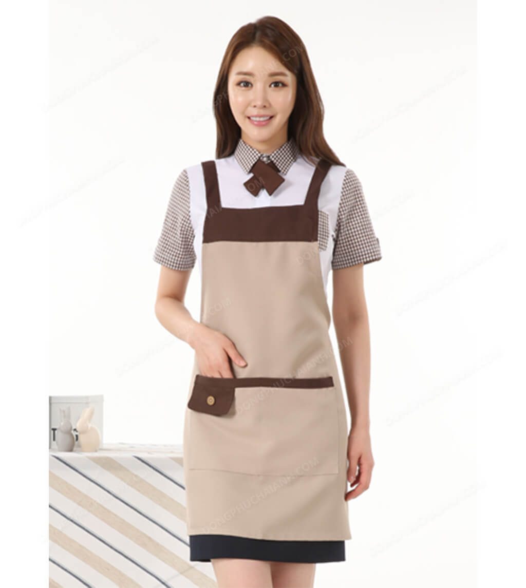 Đồng phục nhân viên áo phông – tạp dề 03