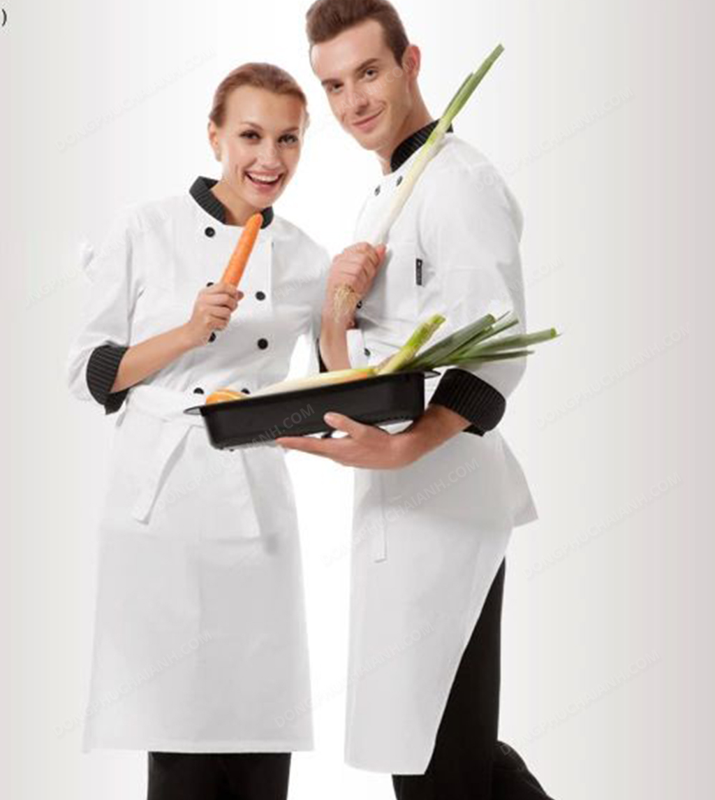 Mẫu tạp dề kiểu mới ấn tượng với form dáng vừa vặn theo chuẩn số đo