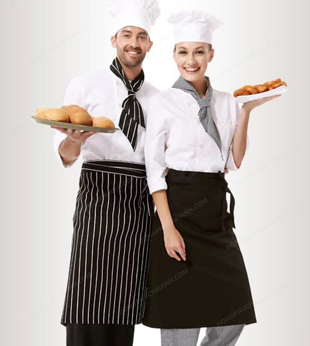 Mẫu tạp dề kiểu mới ấn tượng với form dáng vừa vặn theo chuẩn số đo