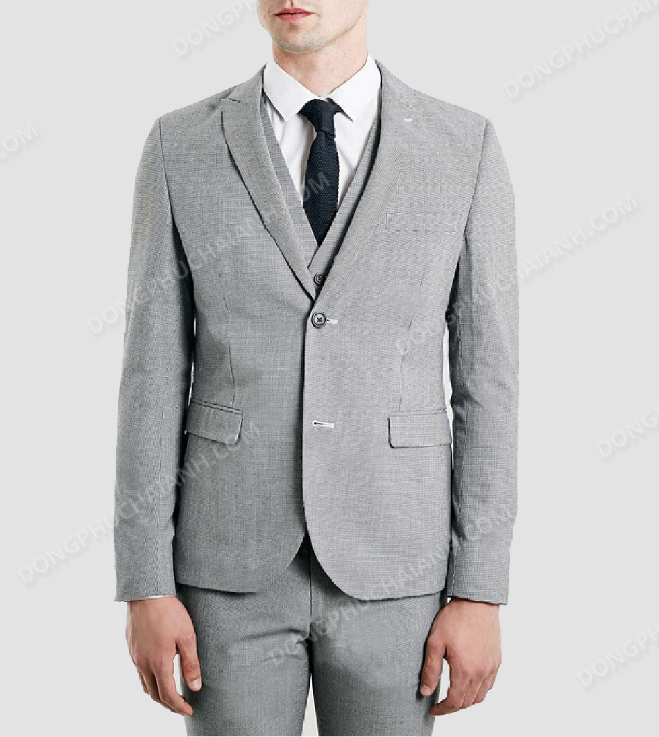 Mẫu thiết kế đồng phục áo vest nam công sở sang trọng