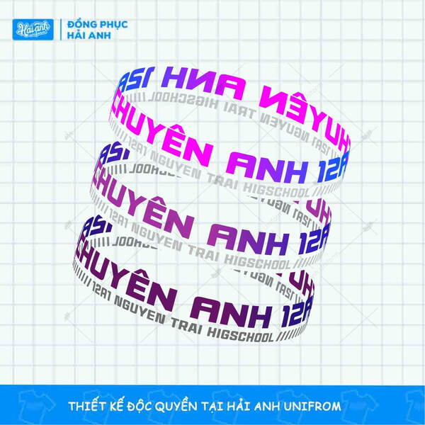Mẫu Hình In Typographic Chuyên Anh 12A1