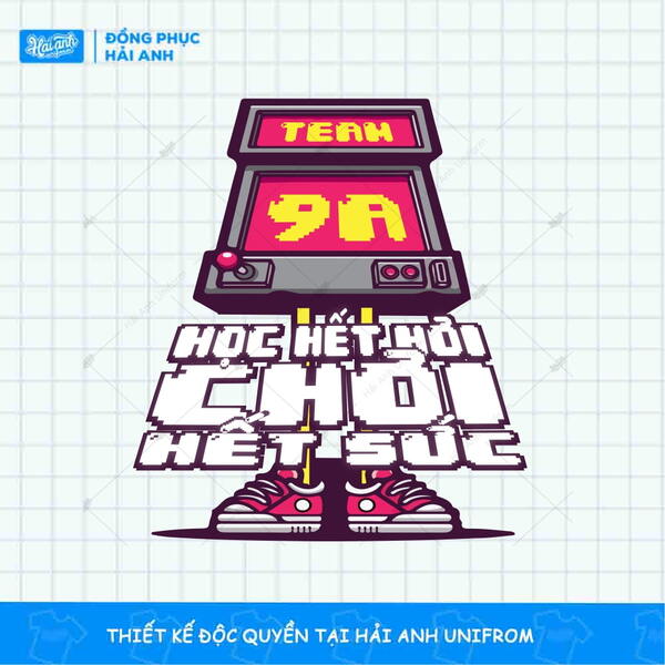 Mẫu Hình In Typographic Team 9A