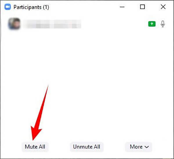 Chức năng “Mute All” để tắt micro