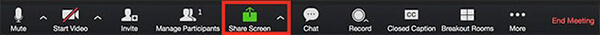 “Share Screen” có chức năng chia sẻ màn hình