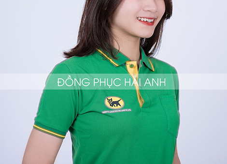 logo mặt trước đồng phục công ty yamato