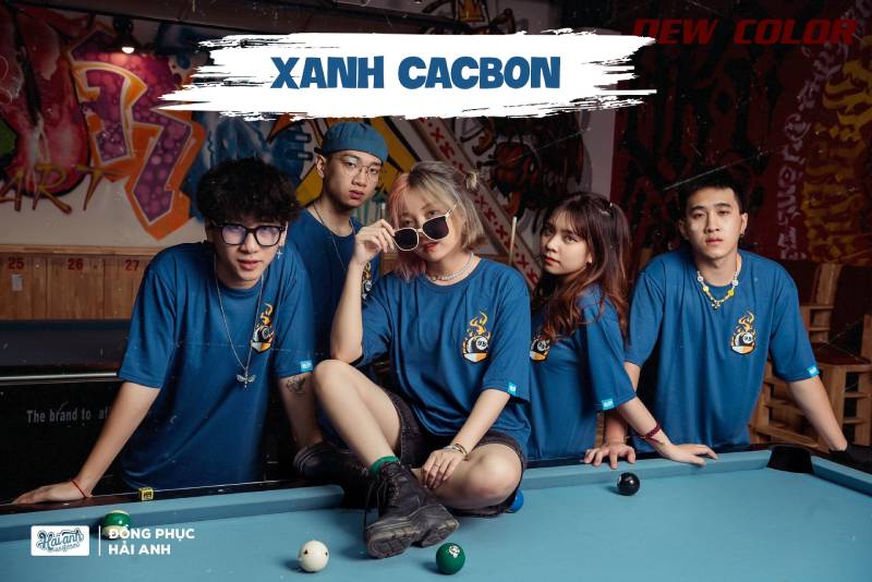Màu áo đồng phục lớp mới tại Đồng phục Hải Anh - Màu xanh cacbon