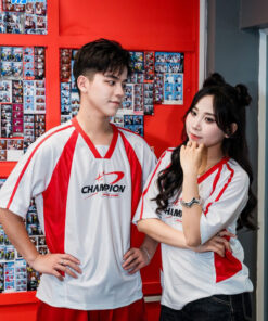 Mẫu Áo Đồng Phục Lớp Oversize Shine On Màu Kem Cheese