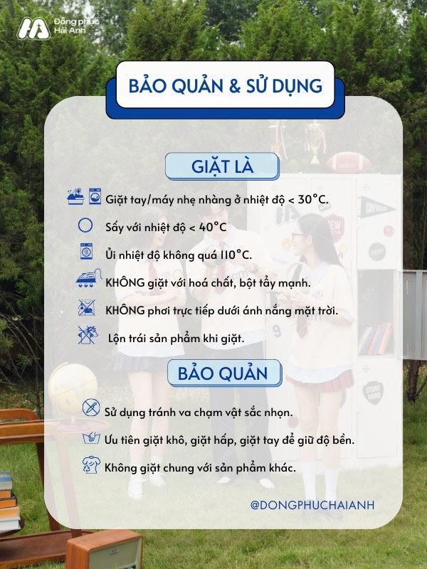 Cách giặt và bảo quản áo lớp màu kem cheese Fancy
