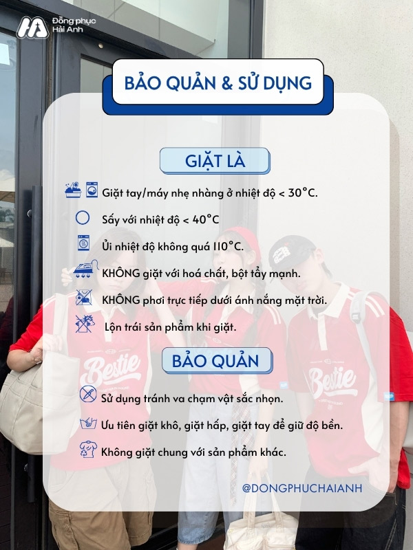 Mẹo giặt và bảo quản áo lớp polo Game On màu đỏ bền màu, giữ form lâu