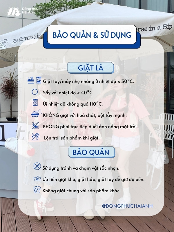 Cách giặt và bảo quản đồng phục lớp Game On luôn bền đẹp