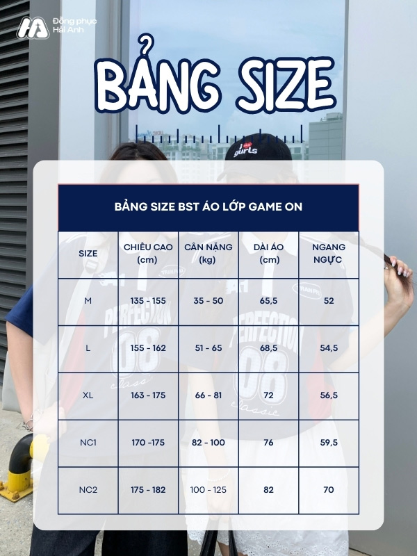 Bảng size áo polo giúp vừa vặn, thoải mái cho mọi vóc dáng