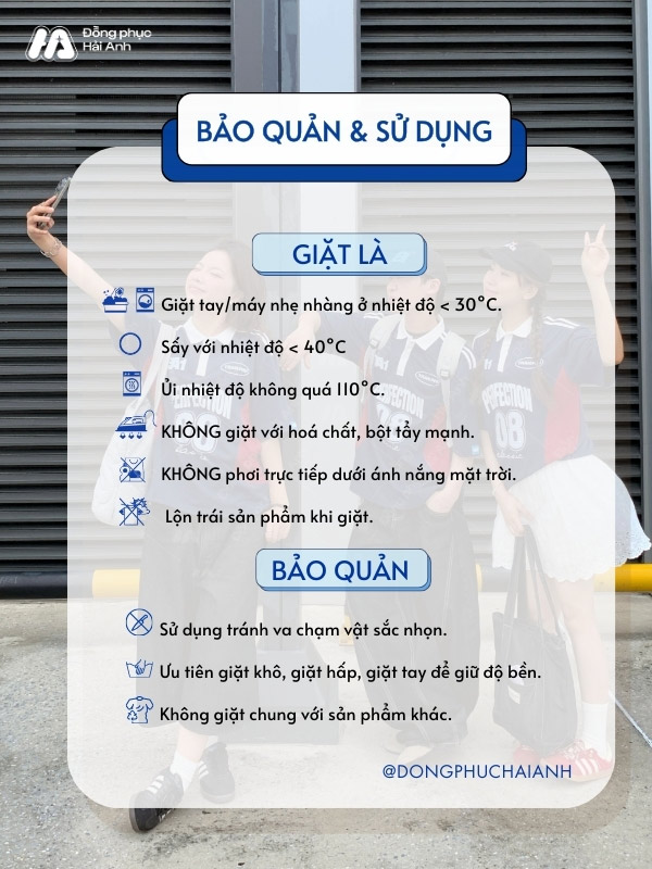 Cách giặt và bảo quản đồng phục polo Game On luôn bền màu, giữ form