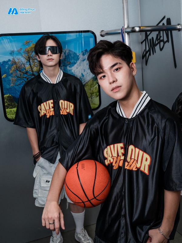 Mẫu Áo Đồng Phục Lớp Sơ Mi Oversize Flexin Màu Đen - ảnh 2