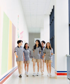 Mẫu Áo Đồng Phục Lớp Polo Besties Màu Xám - ảnh 7