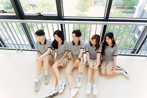 Mẫu Áo Đồng Phục Lớp Polo Besties Màu Xám - ảnh 6