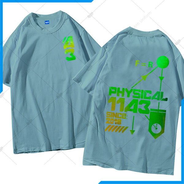 Mẫu Áo Lớp Hologram Màu Xanh Avatar A3