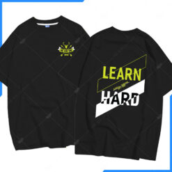 Mẫu Áo Lớp Oversize Cổ Tròn Màu Đen 12A12