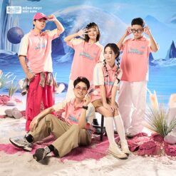 Mẫu Áo Đồng Phục Lớp Oversize Unite Màu Lòng Tôm – BST Unite