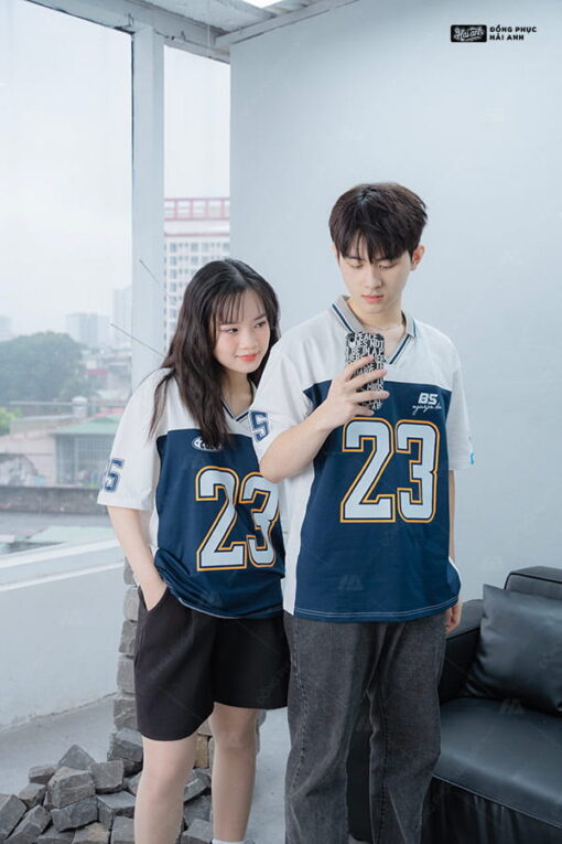 Mẫu Áo Đồng Phục Lớp Polo Oversize Iconic Màu Trắng – BST Iconic - ảnh 4