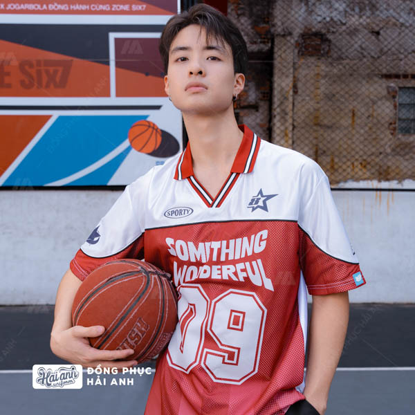 Mẫu Áo Đồng Phục Lớp Polo Oversize Classmate Màu Đỏ Đô - ảnh 6