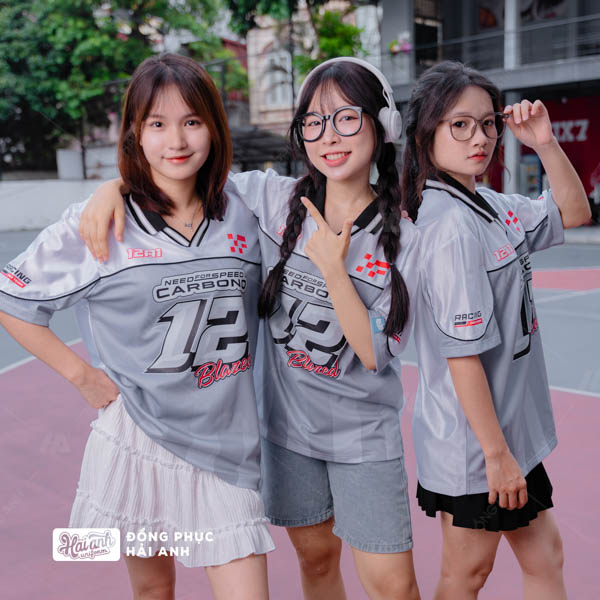 Mẫu Áo Đồng Phục Lớp Polo Oversize Classmate Màu Xám - ảnh 5