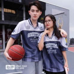 Mẫu Áo Đồng Phục Lớp Polo Oversize Classmate Màu Xanh Đen