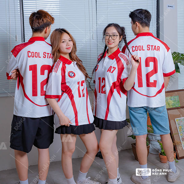 Áo Lớp Trophy Trắng Gạo Tự Tin, Cá Tính 