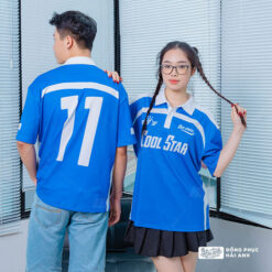 Mẫu Áo Lớp Polo Oversize Trophy Màu Xanh Bích (Ngưng sản xuất) - ảnh 5