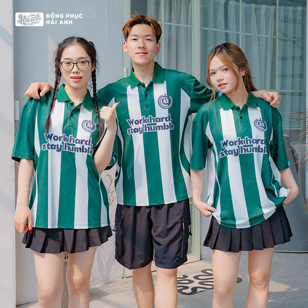 Áo Lớp Trophy Xanh Iris Năng Động, Trẻ Trung