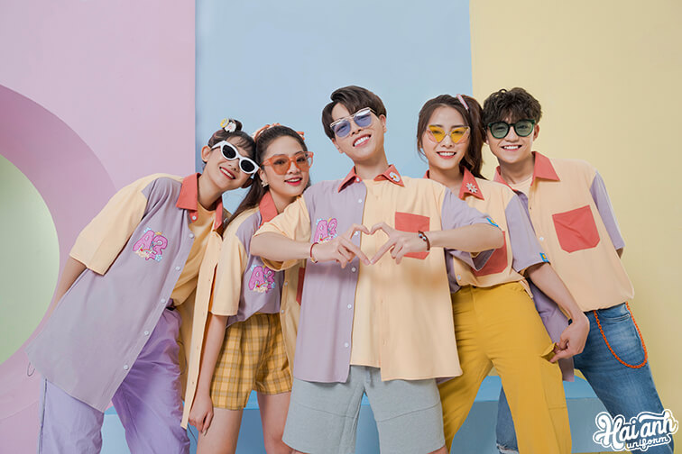 Mẫu Áo Lớp Sơ Mi Funny Creamy - ảnh 2