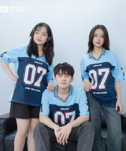 Mẫu Áo Đồng Phục Lớp Polo Oversize Iconic Màu Biển Nhạt – BST Iconic - ảnh 2