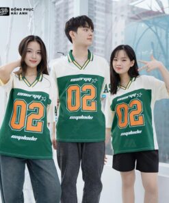 Mẫu Áo Đồng Phục Lớp Polo Oversize Iconic Màu Kem Cheese – BST Iconic