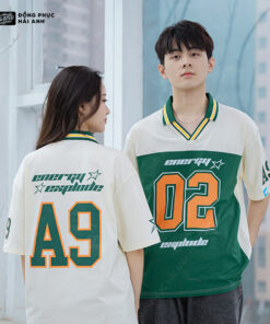Mẫu Áo Đồng Phục Lớp Polo Oversize Iconic Màu Kem Cheese – BST Iconic - ảnh 3