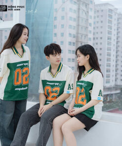 Mẫu Áo Đồng Phục Lớp Polo Oversize Iconic Màu Kem Cheese – BST Iconic - ảnh 4