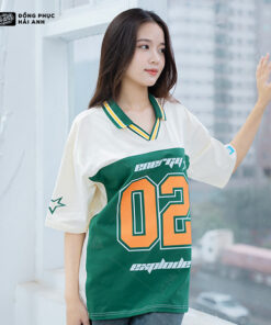 Mẫu Áo Đồng Phục Lớp Polo Oversize Iconic Màu Kem Cheese – BST Iconic - ảnh 5