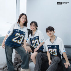 Mẫu Áo Đồng Phục Lớp Polo Oversize Iconic Màu Trắng – BST Iconic
