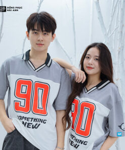 Mẫu Áo Đồng Phục Lớp Polo Oversize Iconic Màu Xám – BST Iconic - ảnh 3