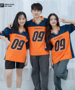 Mẫu Áo Đồng Phục Lớp Polo Oversize Iconic Màu Xanh Đen – BST Iconic