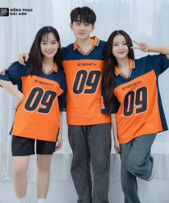 Mẫu Áo Đồng Phục Lớp Polo Oversize Iconic Màu Xanh Đen – BST Iconic - ảnh 2