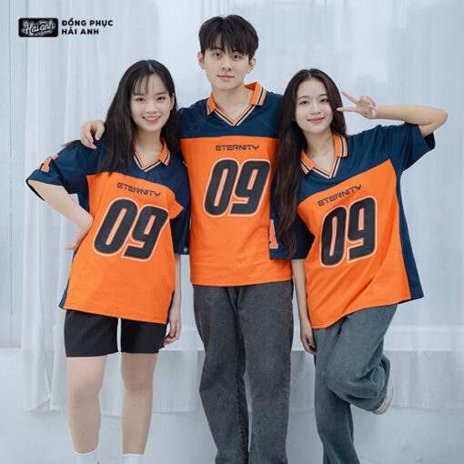 Mẫu Áo Đồng Phục Lớp Polo Oversize Iconic Màu Xanh Đen – BST Iconic - ảnh 2