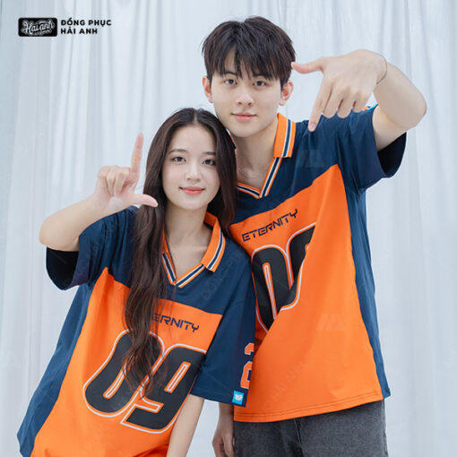 Mẫu Áo Đồng Phục Lớp Polo Oversize Iconic Màu Xanh Đen – BST Iconic - ảnh 4