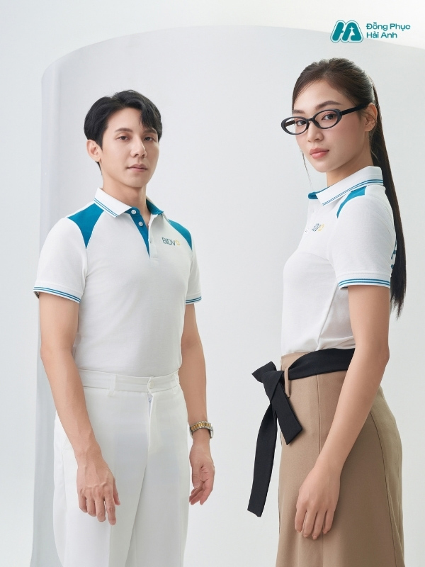 Mẫu Áo Polo Đồng Phục BIDV Màu Trắng - ảnh 2