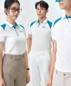 Mẫu Áo Polo Đồng Phục BIDV Màu Trắng - ảnh 3