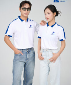 Mẫu Áo Polo Đồng Phục Công Ty Aircool Màu Bích