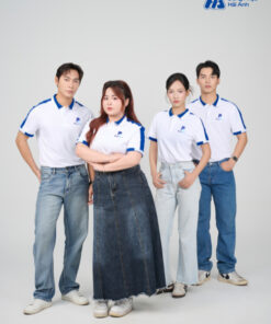 Mẫu Áo Polo Đồng Phục Công Ty Aircool Màu Bích - ảnh 4