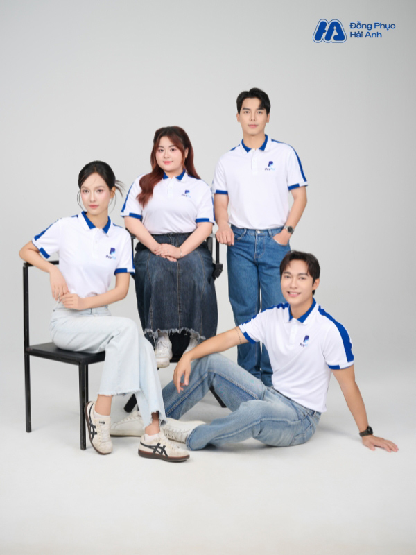 Mẫu Áo Polo Đồng Phục Công Ty Aircool Màu Bích - ảnh 3